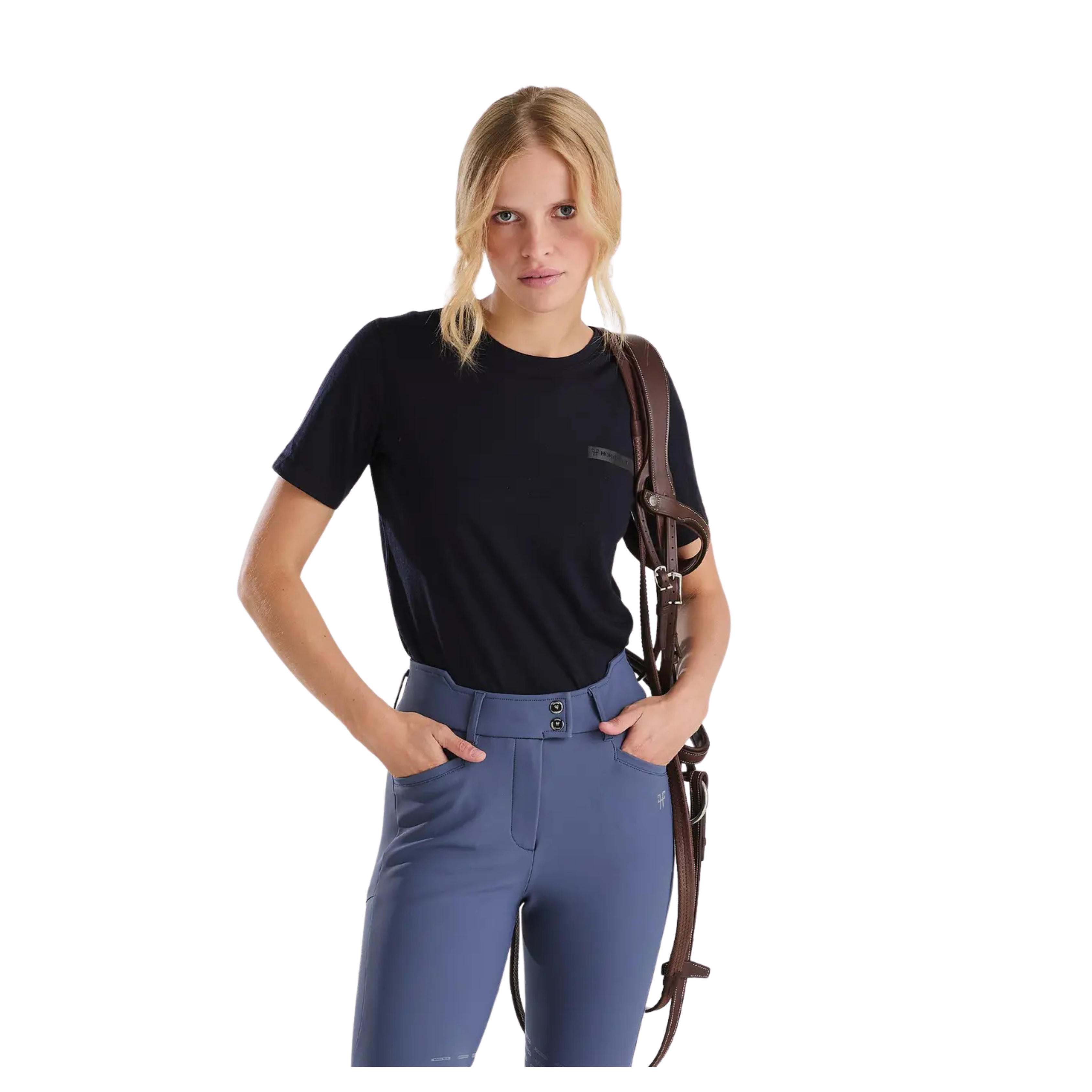 Tee-Shirt en Laine Mérinos Femme - Horse Pilot