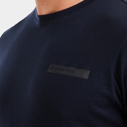 Tee-Shirt en Laine Mérinos Homme - Horse Pilot