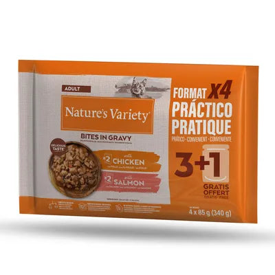 Pack Terrine pour Chat Pochons Bouchées en sauce - Nature's Variety