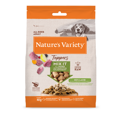 Toppers Aliments Lyophilisés pour Chien - Nature's Variety