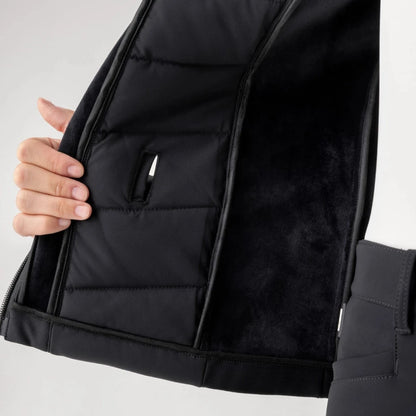 Veste softshell noir pour femme compatible airbag Equiline